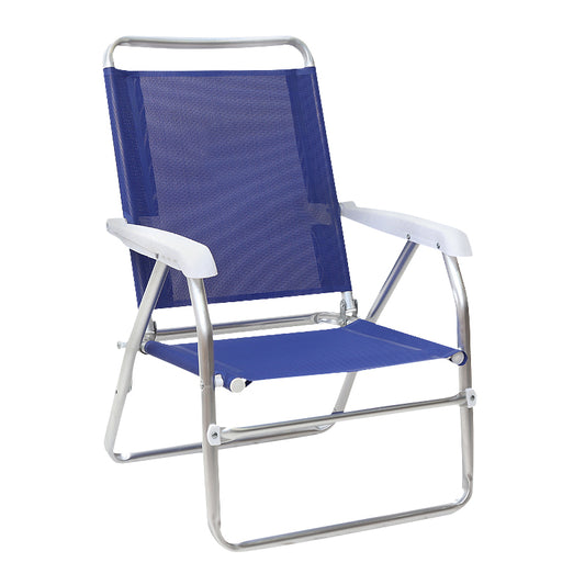 Καρεκλάκι Παραλίας Alu Αλουμινίου Χρώμα Μπλε 54x52x80