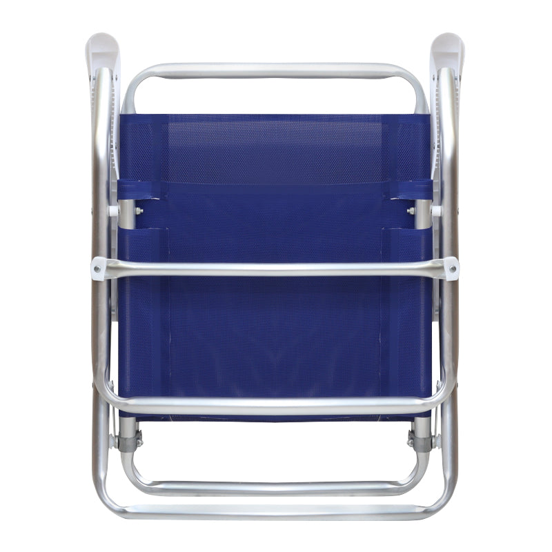 Καρεκλάκι Παραλίας Alu Αλουμινίου Χρώμα Μπλε 54x52x80