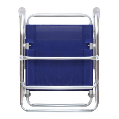 Καρεκλάκι Παραλίας Alu Αλουμινίου Χρώμα Μπλε 54x52x80