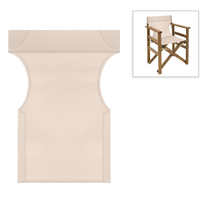 Διάτρητο Πανί Επαγγελματικό για Πολυθρόνα Σκηνοθέτη Χρώματος Εκρού