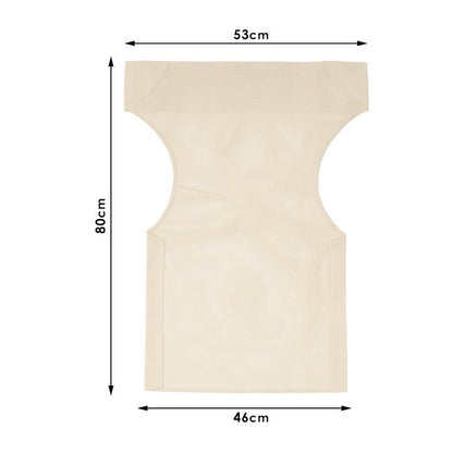 Διάτρητο Πανί Επαγγελματικό για Πολυθρόνα Σκηνοθέτη Χρώματος Εκρού