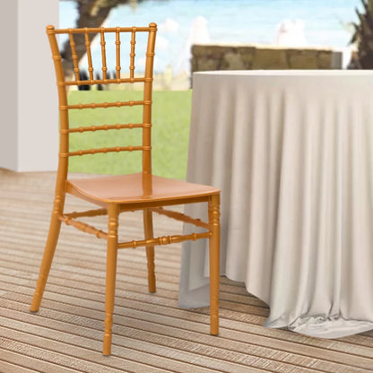 Καρέκλα Catering Tiffany Πολυπροπυλενίου Χρώμα Χρυσό 40X40,5X91