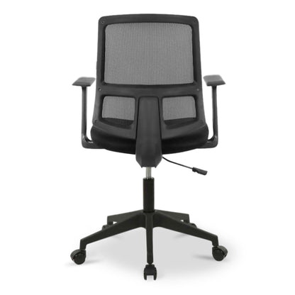 Καρέκλα Εργασίας Paco Υφασμάτινη Χρώμα Μαύρο 63X60X98