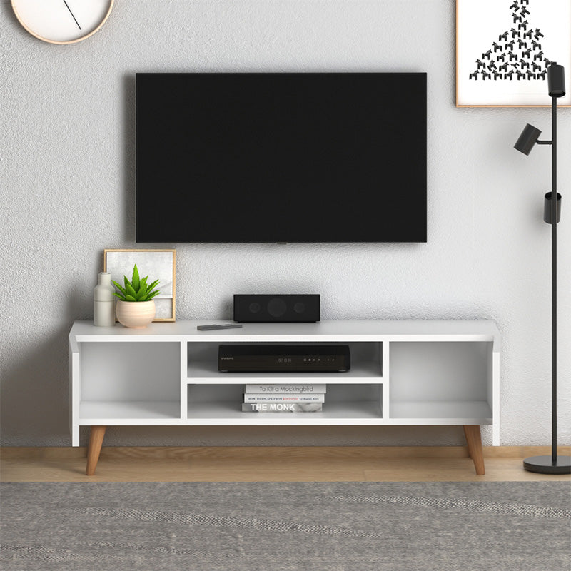 Έπιπλο Τηλεόρασης Etna Από Μελαμίνη Χρώμα Λευκό 120X30X40