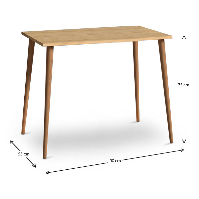 Γραφείο Fiona από Μελαμίνη Χρώμα Oak 90x55x75