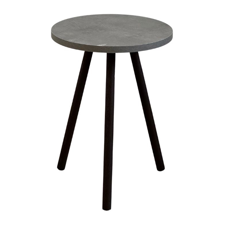 Βοηθητικό Τραπεζάκι Roma Χρώμα Γκρι Ρετρό 33,5x33,5x46