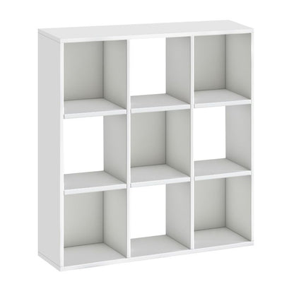 Βιβλιοθήκη Cube Χρώμα Λευκό 90x30x90