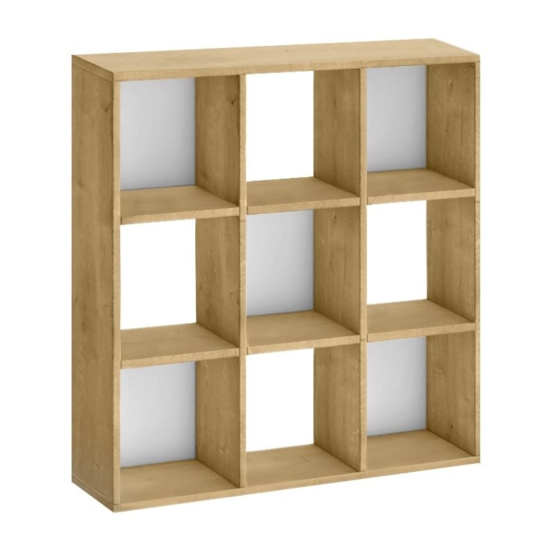 Βιβλιοθήκη Cube Χρώμα Sapphire Oak 90x30x90