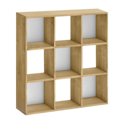 Βιβλιοθήκη Cube Χρώμα Sapphire Oak 90x30x90