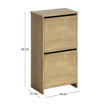 Παπουτσοθήκη Port Χρώμα Sapphire Oak 48x31x92