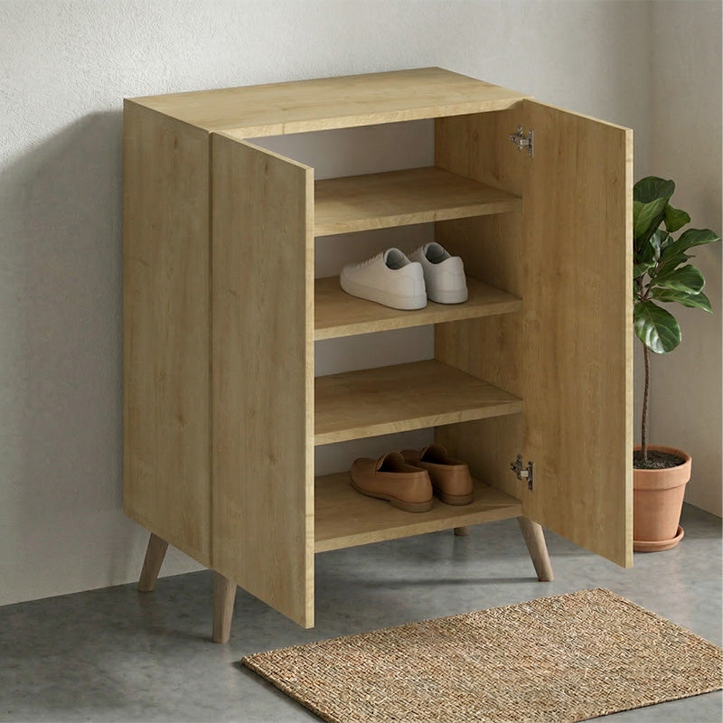 Παπουτσοθήκη Luce Χρώμα Sapphire Oak 70x35x85