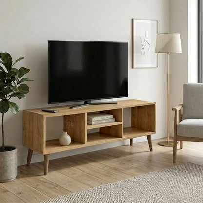 Έπιπλο Τηλεόρασης Loren Χρώμα Sapphire Oak 120x30x40