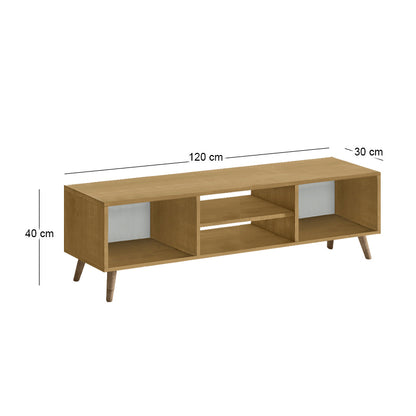 Έπιπλο Τηλεόρασης Loren Χρώμα Sapphire Oak 120x30x40