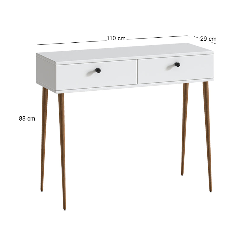 Κονσόλα Alis Χρώμα Λευκό 110x29x88