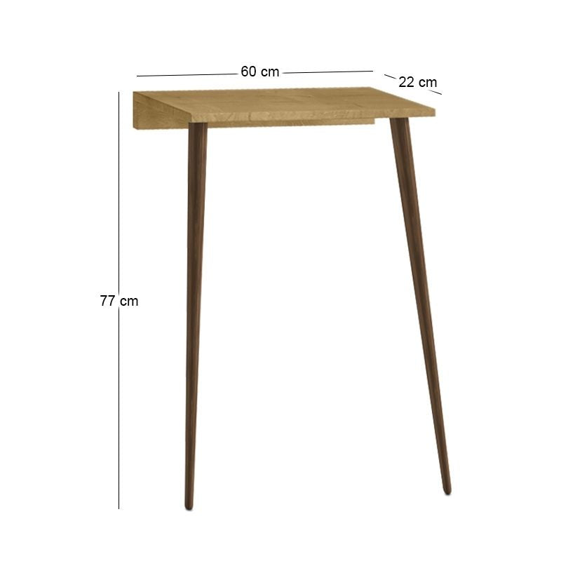 Κονσόλα Επιτοίχια Moca Χρώμα Sapphire Oak 60x22x77