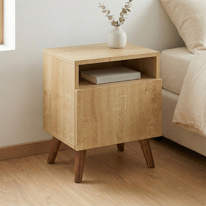 Κομοδίνο Sole Χρώμα Sapphire Oak 40x30x47,6