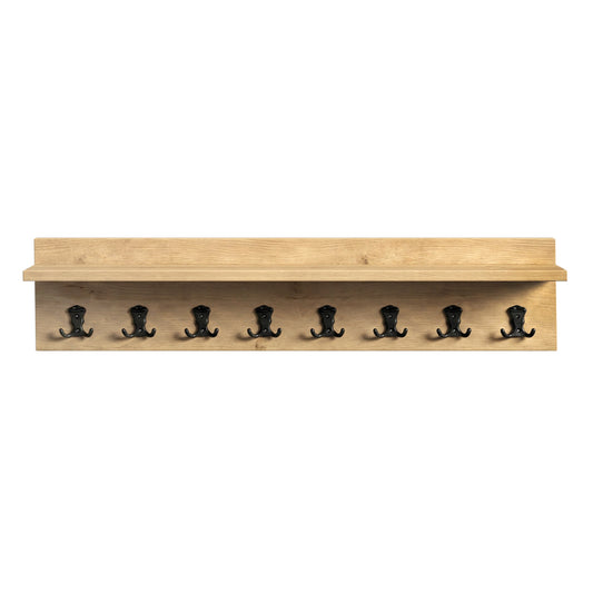 Κρεμάστρα Τοίχου Vettini Χρώμα Sapphire Oak 100x12x20