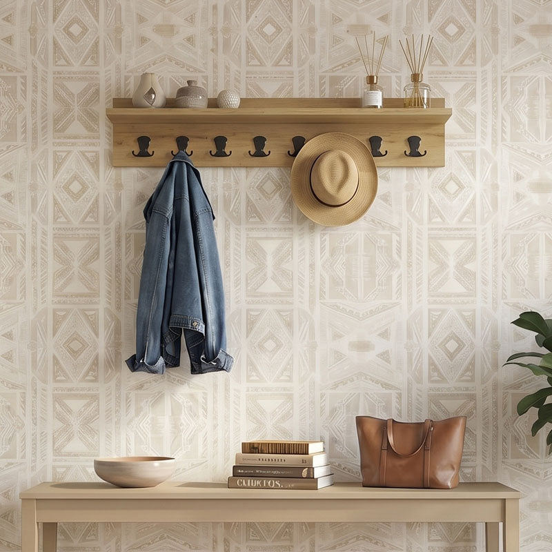 Κρεμάστρα Τοίχου Vettini Χρώμα Sapphire Oak 100x12x20