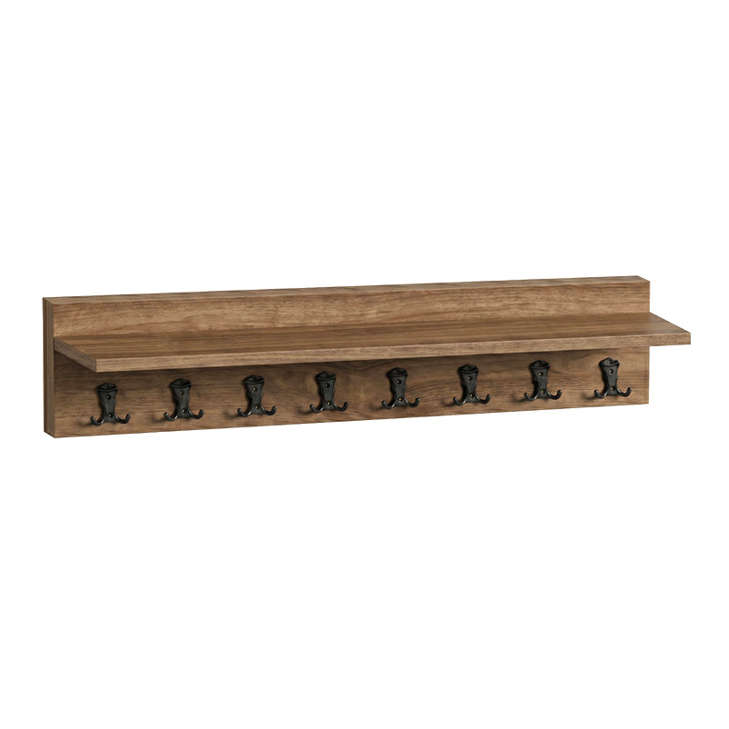 Κρεμάστρα Τοίχου Vettini Χρώμα Καρυδί 100x12x20
