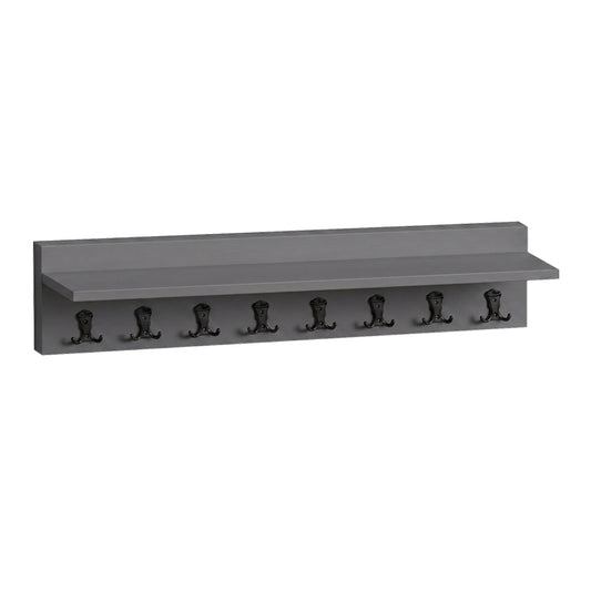 Κρεμάστρα Τοίχου Vettini Χρώμα Ανθρακί 100x12x20