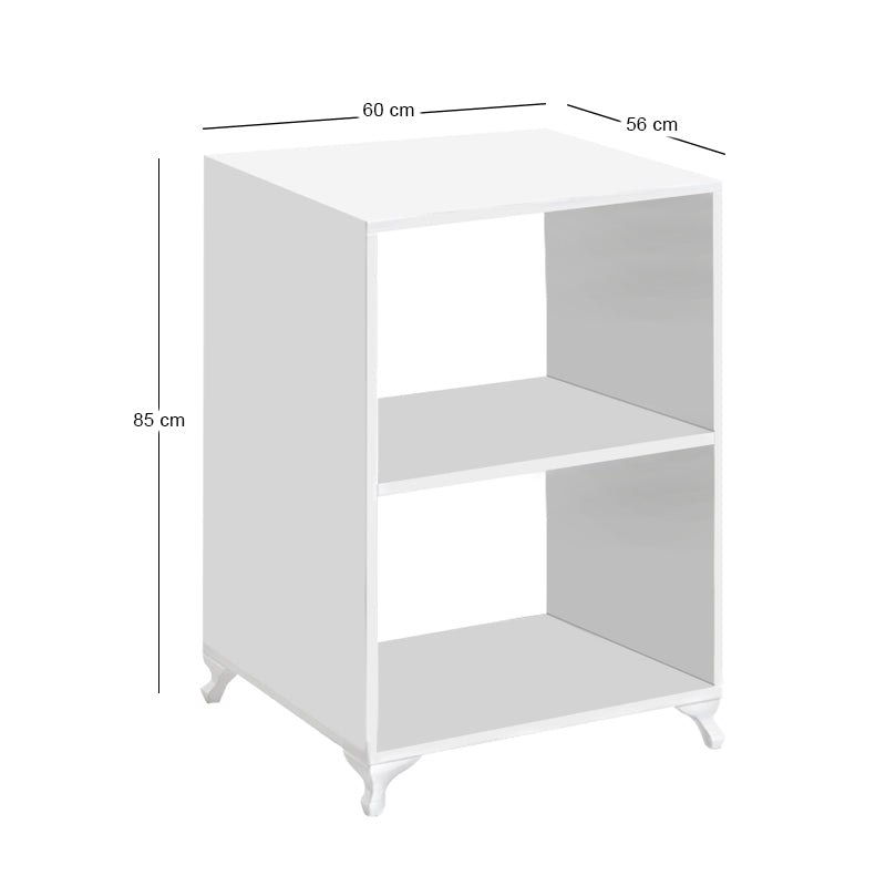 Έπιπλο Κουζίνας για Φουρνάκι Nadine Χρώμα Λευκό 60x56x85