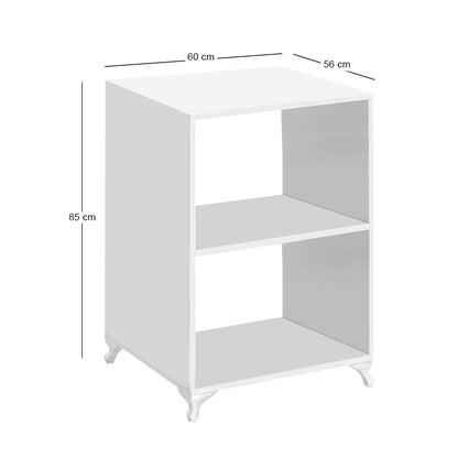 Έπιπλο Κουζίνας για Φουρνάκι Nadine Χρώμα Λευκό 60x56x85