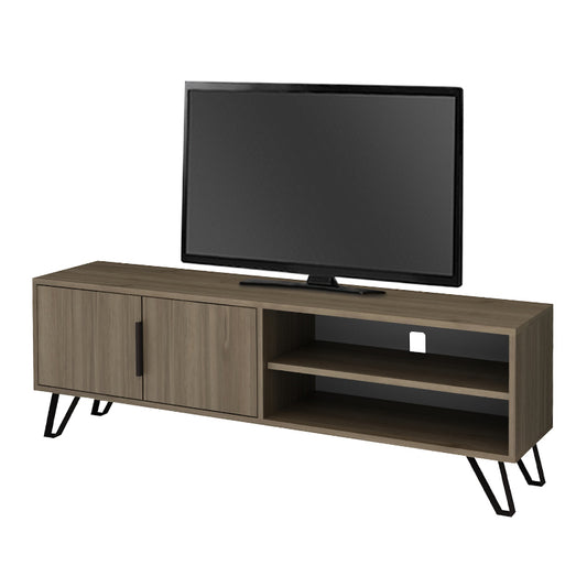 Έπιπλο Τηλεόρασης Foot Χρώμα Καρυδί 160x35x49