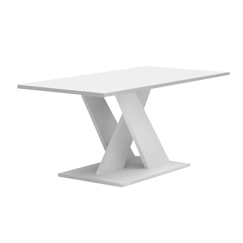 Τραπεζάκι Σαλονιού Marcello Χρώμα Λευκό 110x55x47