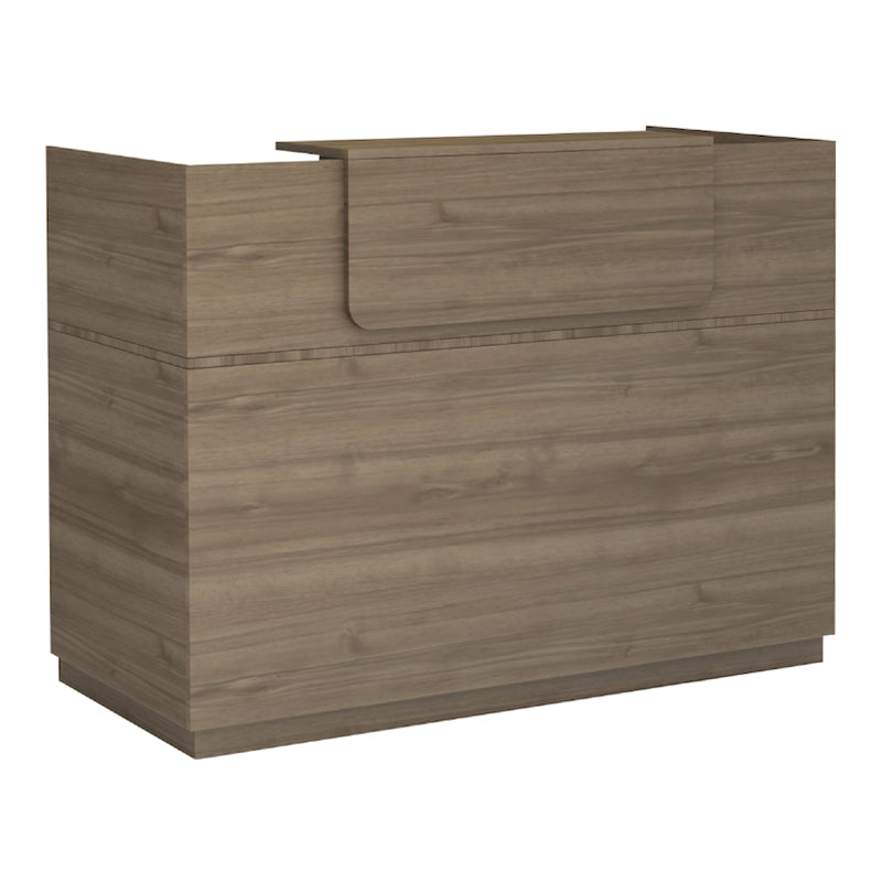 Γραφείο Υποδοχής - Reception Lemmon Χρώμα Καρυδί 160x70x110