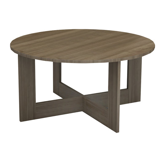 Τραπεζάκι Σαλονιού Kati Χρώμα Καρυδί Ø80x42