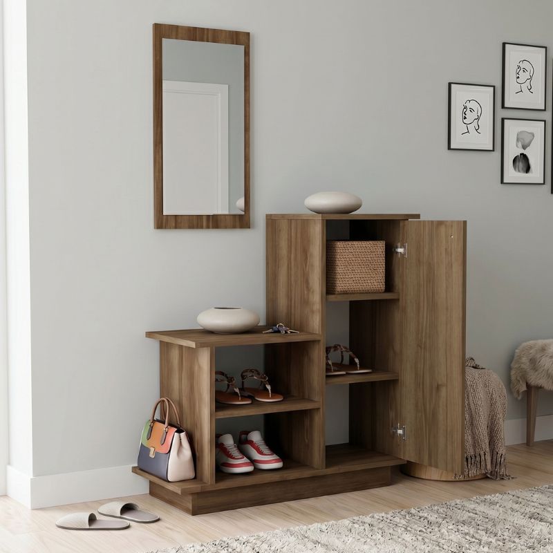 Έπιπλο Εισόδου Cute Χρώμα Καρυδί 90x35x95