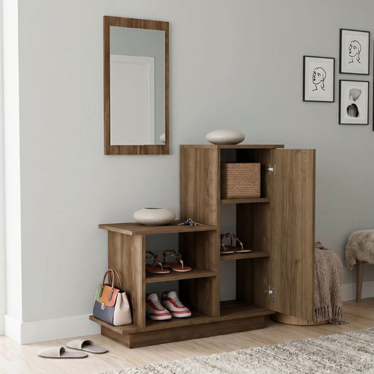 Έπιπλο Εισόδου Cute Χρώμα Καρυδί 90x35x95