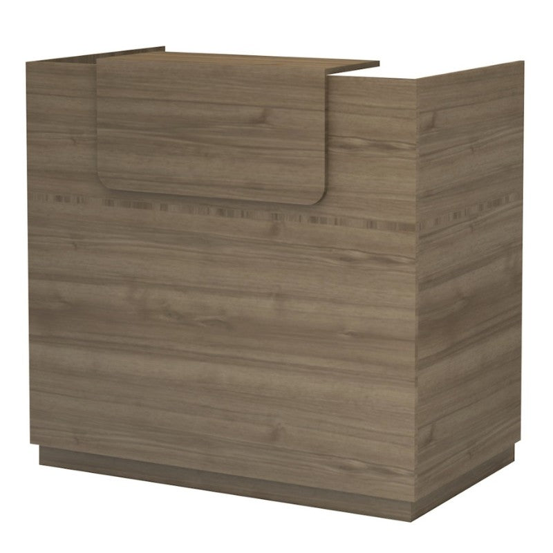 Γραφείο Υποδοχής - Reception Lemmon Χρώμα Καρυδί 120x70x110