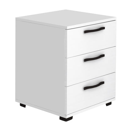 Κομοδίνο - Συρταριέρα Γραφείου Roco Χρώμα Λευκό 40x39x57