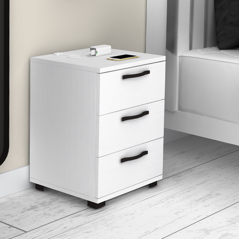 Κομοδίνο - Συρταριέρα Γραφείου Roco Χρώμα Λευκό 40x39x57