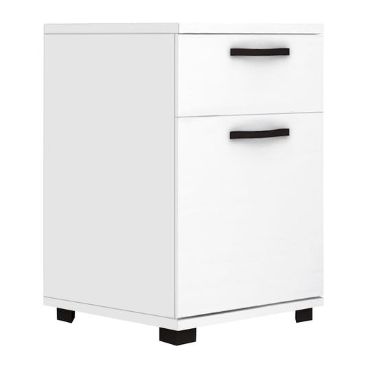 Κομοδίνο - Συρταριέρα Γραφείου Veto Χρώμα Λευκό 40x39x57