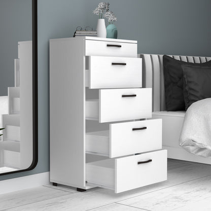 Συρταριέρα Helia Χρώμα Λευκό 60x44x108