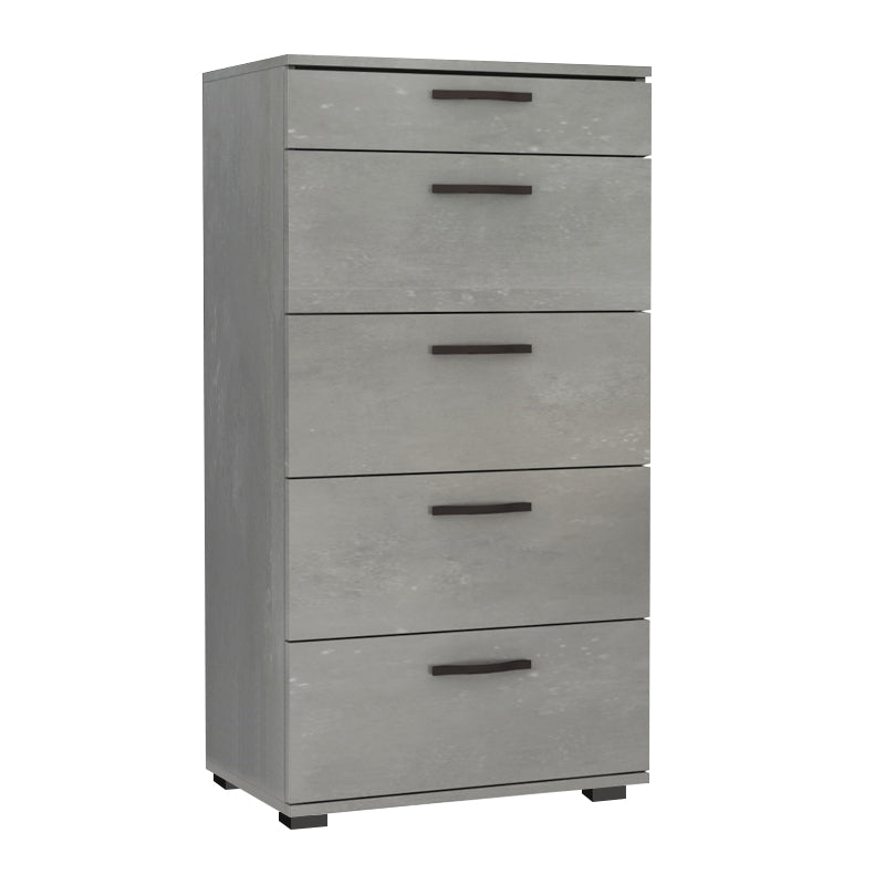 Συρταριέρα Helia Χρώμα Γκρι Σκυροδέματος 60x44x108