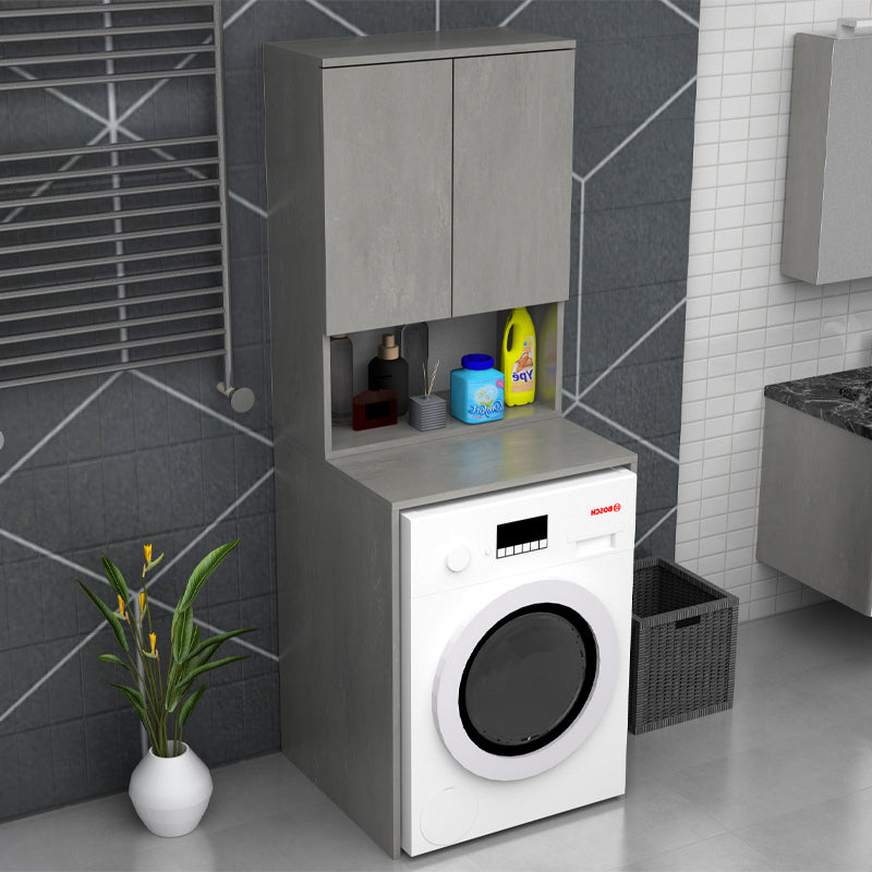 Έπιπλο Πλυντηρίου Cozen Χρώμα Γκρι Σκυροδέματος 65x60x178