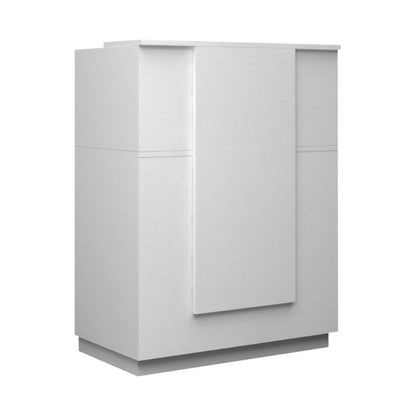 Γραφείο Υποδοχής - Reception Gemini Χρώμα Λευκό 90x50x110