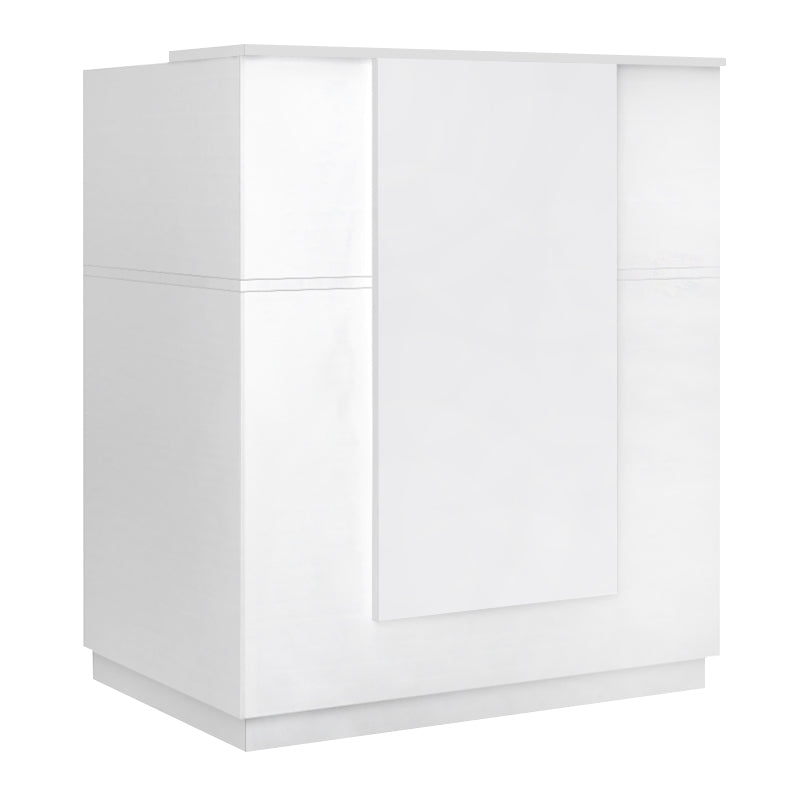 Γραφείο Υποδοχής - Reception Gemini Χρώμα Λευκό 100x70x110