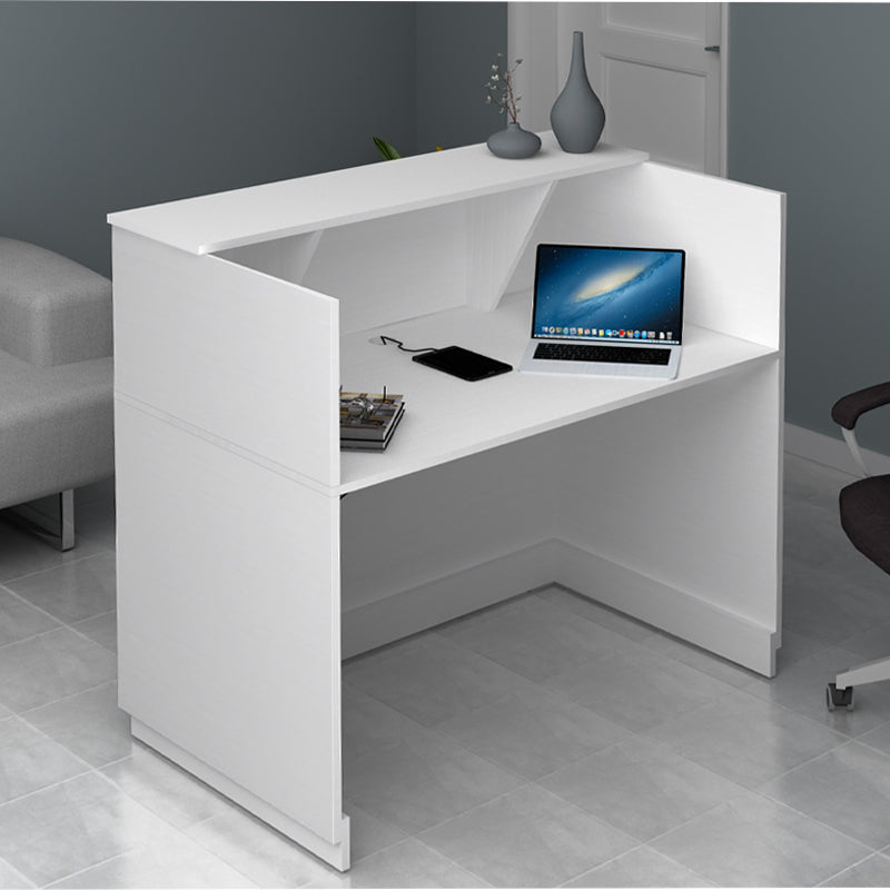 Γραφείο Υποδοχής - Reception Gemini Χρώμα Λευκό 120x70x110