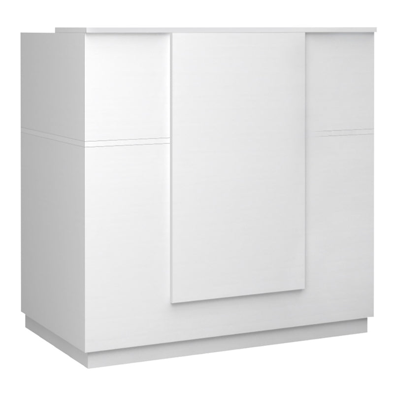 Γραφείο Υποδοχής - Reception Gemini Χρώμα Λευκό 120x70x110