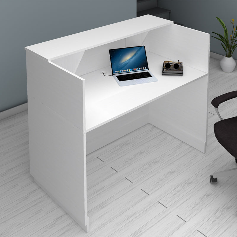 Γραφείο Υποδοχής - Reception Gemini Χρώμα Λευκό 150x70x110