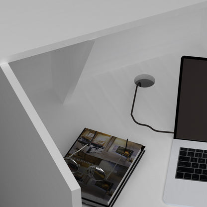 Γραφείο Υποδοχής - Reception Gemini Χρώμα Λευκό 150x70x110