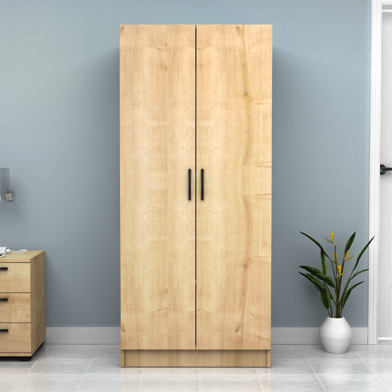 Ντουλάπα Ρούχων Vivian Δίφυλλη Χρώμα Φυσικό Οξιάς 80x51,8x181