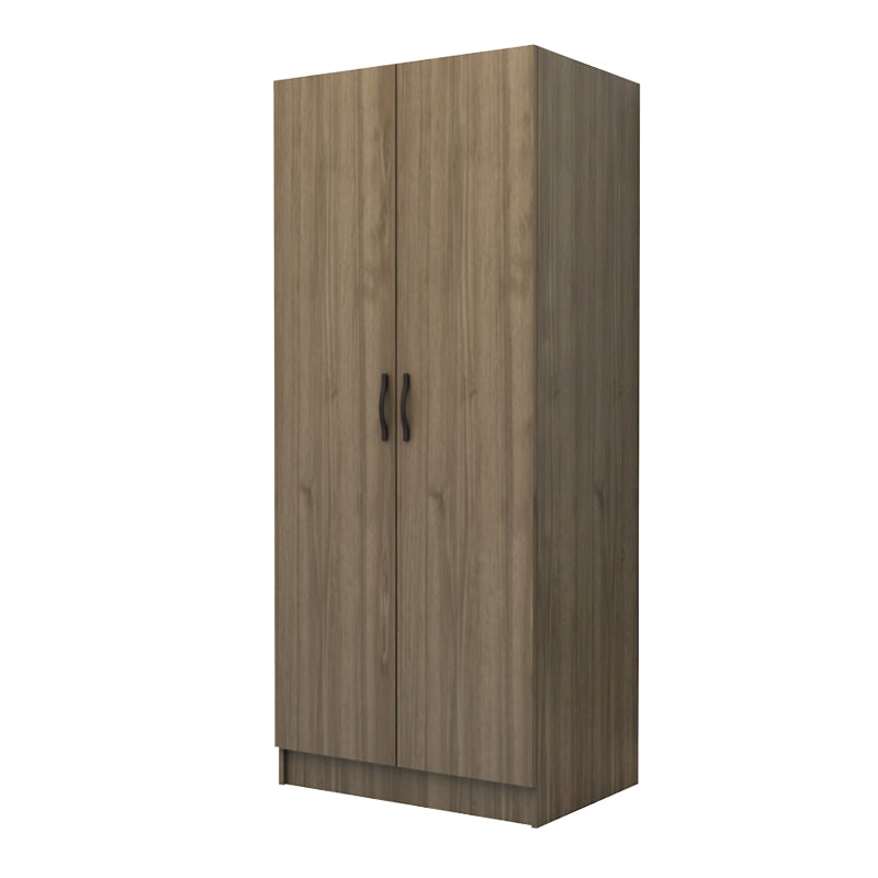 Ντουλάπα Ρούχων Vivian Δίφυλλη Χρώμα Καρυδί 80x51,8x181