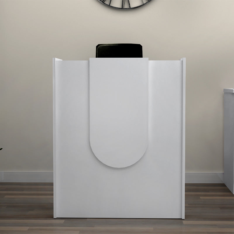 Γραφείο Υποδοχής - Reception Mezzo Χρώμα Λευκό 90x40x110