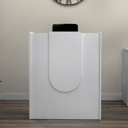 Γραφείο Υποδοχής - Reception Mezzo Χρώμα Λευκό 90x40x110