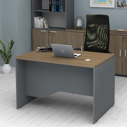 Γραφείο Επαγγελματικό Venturo Χρώμα Ανθρακί - Καρυδί 120x80x75